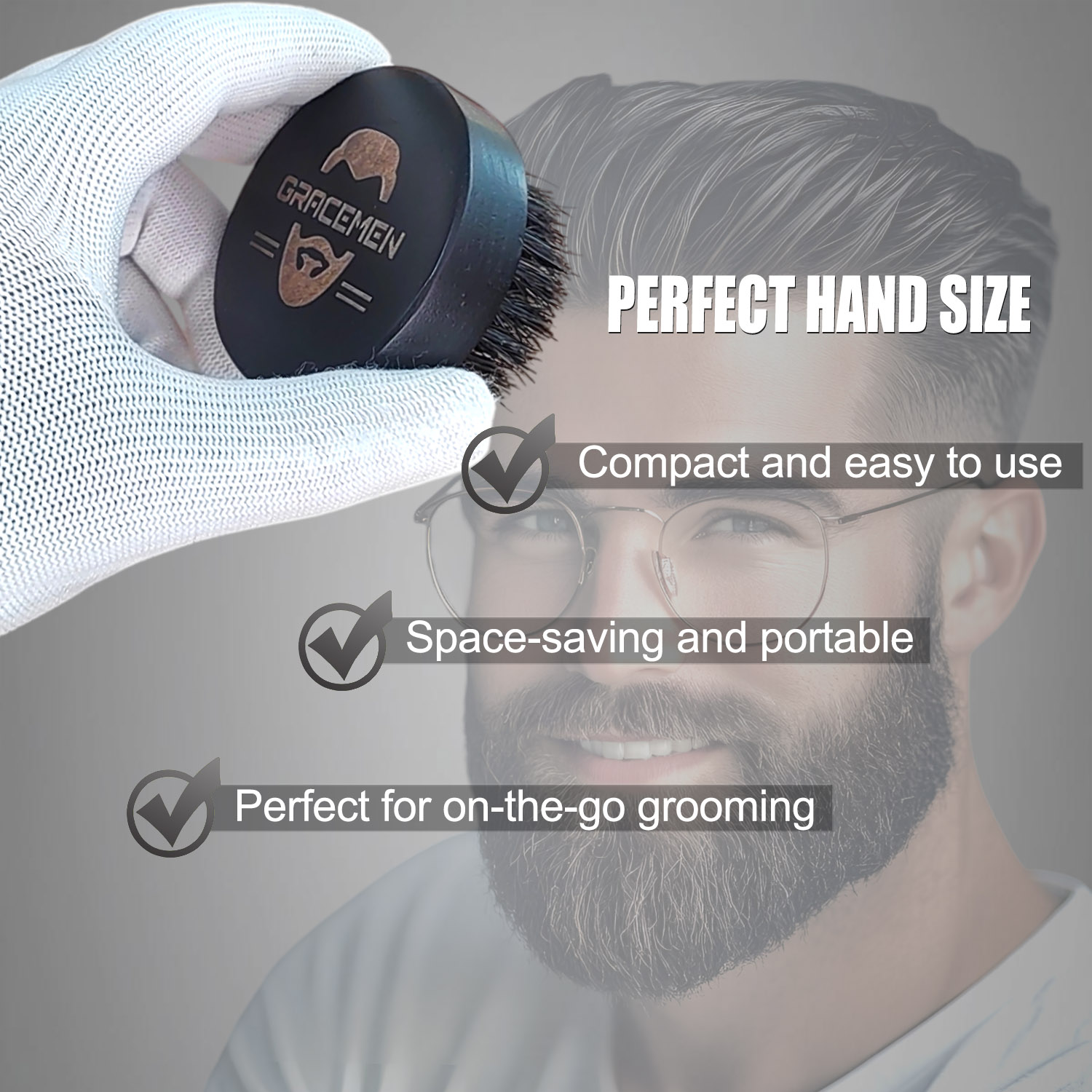 Round Beard Brush for Men – 10 - đánh giá và giá Men'S Grooming Product