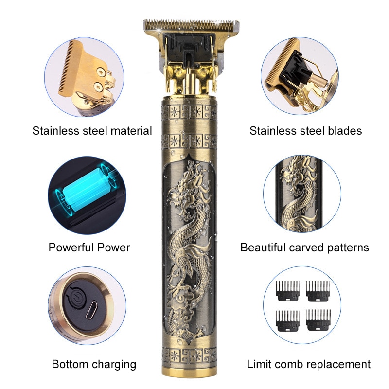 Điện tóc Clipper chuyên nghiệp - đánh giá và giá Beard Trimmer Cordless
