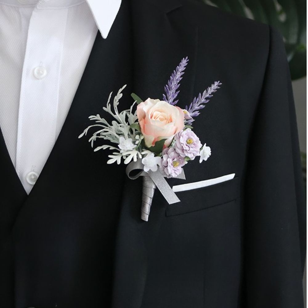 Groom Boutonniere Wedding Deco - đánh giá và giá Men'S Grooming For Marriage