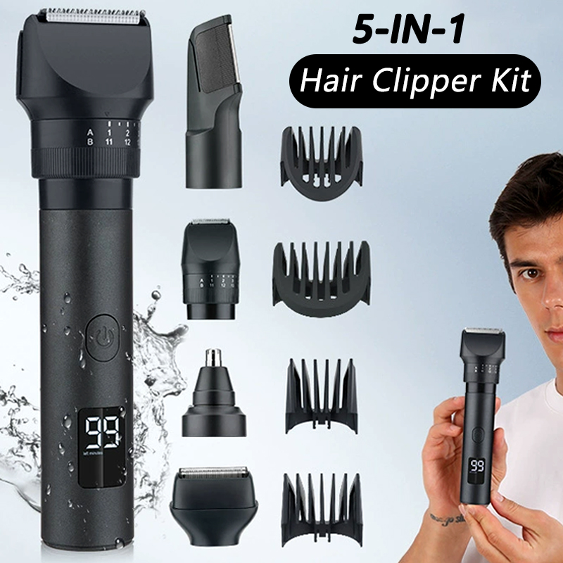 5-In-1 Cordless Hair Clipper L - đánh giá và giá Beard Trimmer Cordless