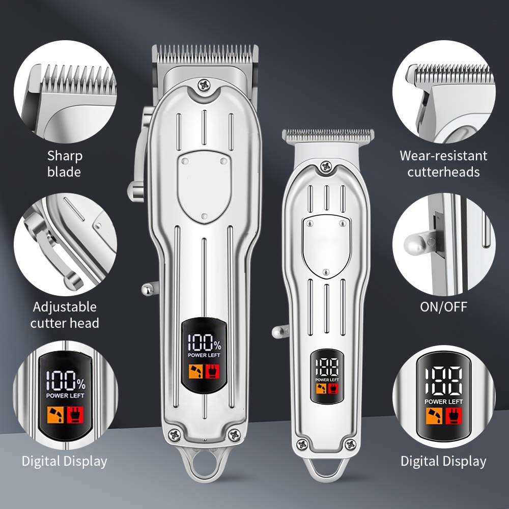 Professional Hair Clipper Set  - đánh giá và giá Beard Trimmer Cordless