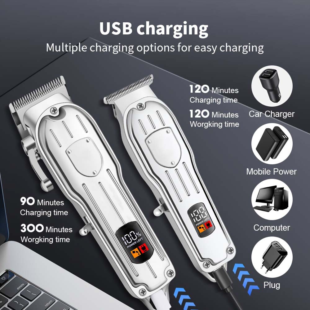Professional Hair Clipper Set  - đánh giá và giá Beard Trimmer Cordless