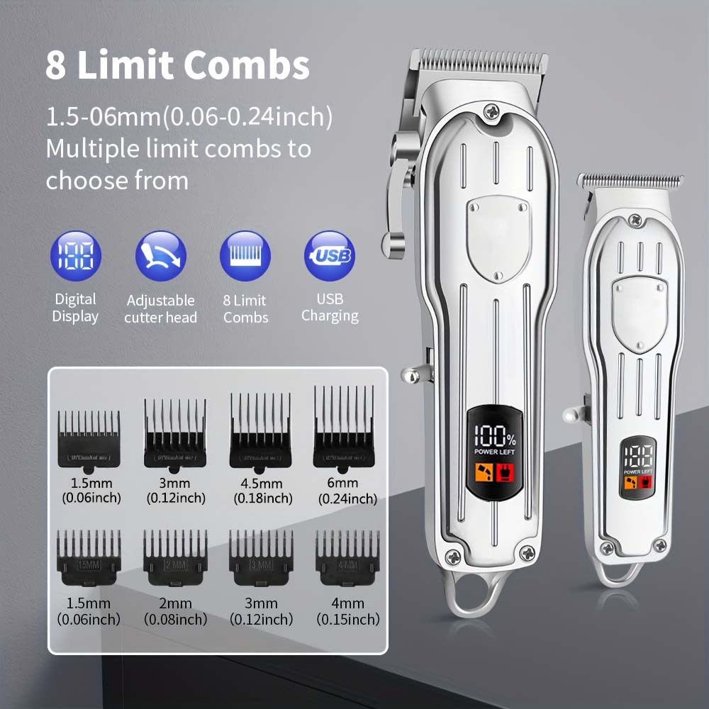 Professional Hair Clipper Set  - đánh giá và giá Beard Trimmer Cordless