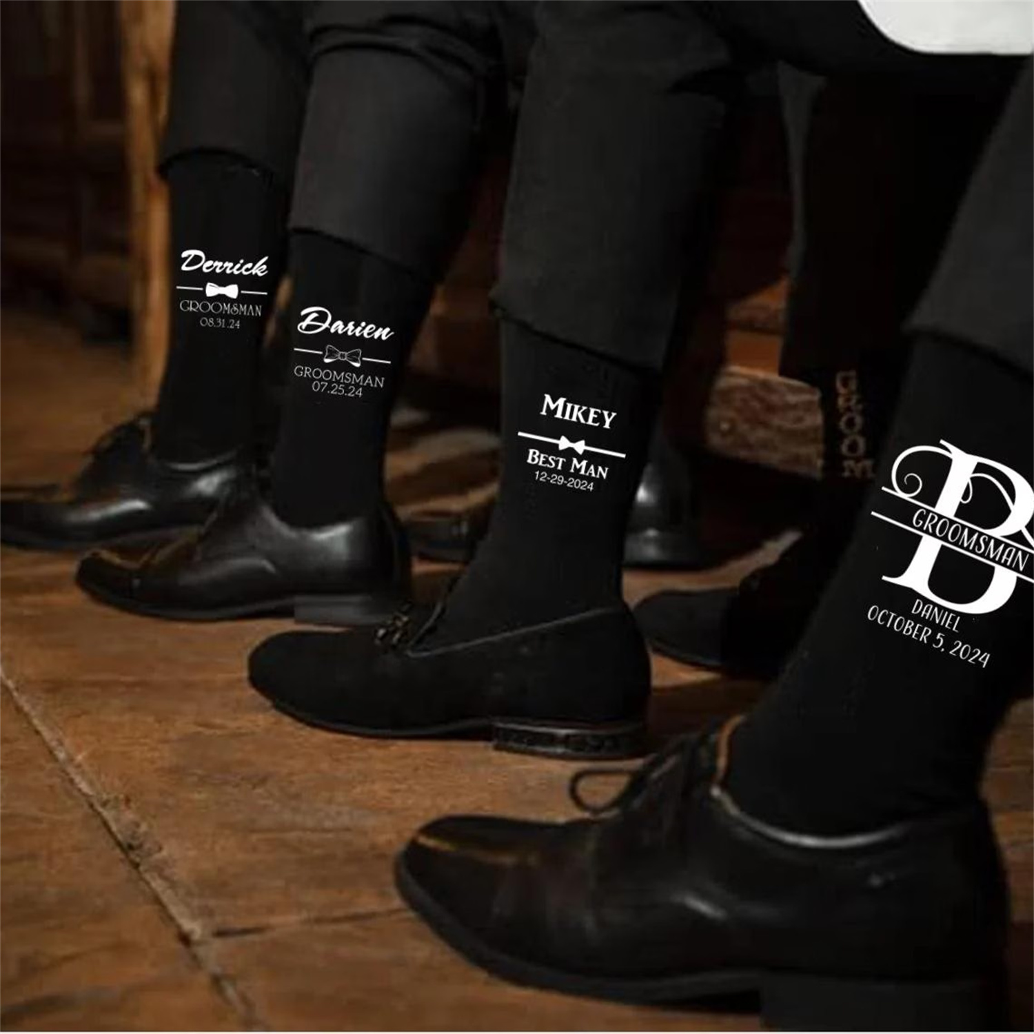 Groomsmen Socks for Wedding, D - đánh giá và giá Men'S Grooming For Engagement