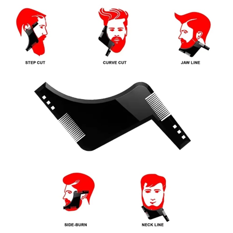 1PC Men Beard Shaping Template - đánh giá và giá Men'S Grooming Product