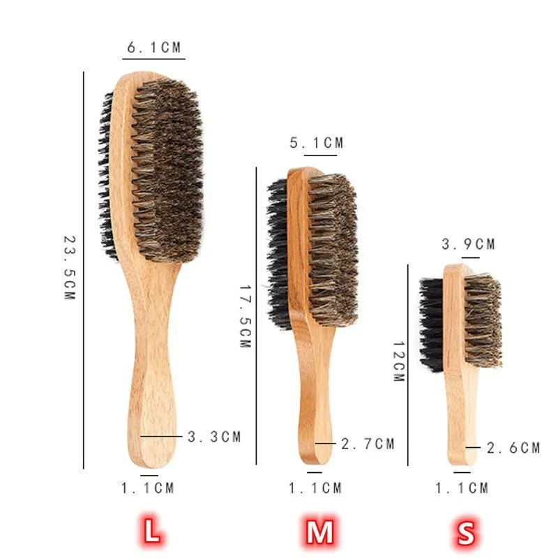 Beard Brush with Natural Woode - đánh giá và giá Men'S Grooming Product