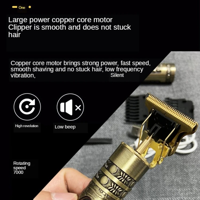 Zero Gap Hair Trimmer T9 Clipp - đánh giá và giá Beard Trimmer Cordless