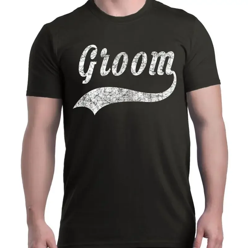 White Groom T-shirt Wedding Ba - đánh giá và giá Men'S Grooming For Engagement