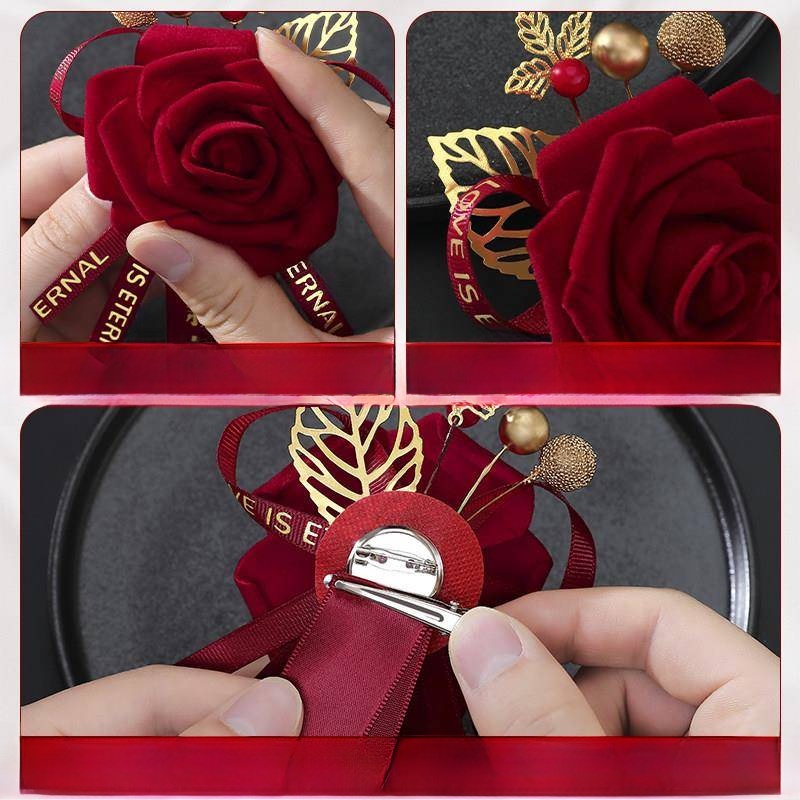 Wedding Chest Flower Full Set  - đánh giá và giá Men'S Grooming For Marriage