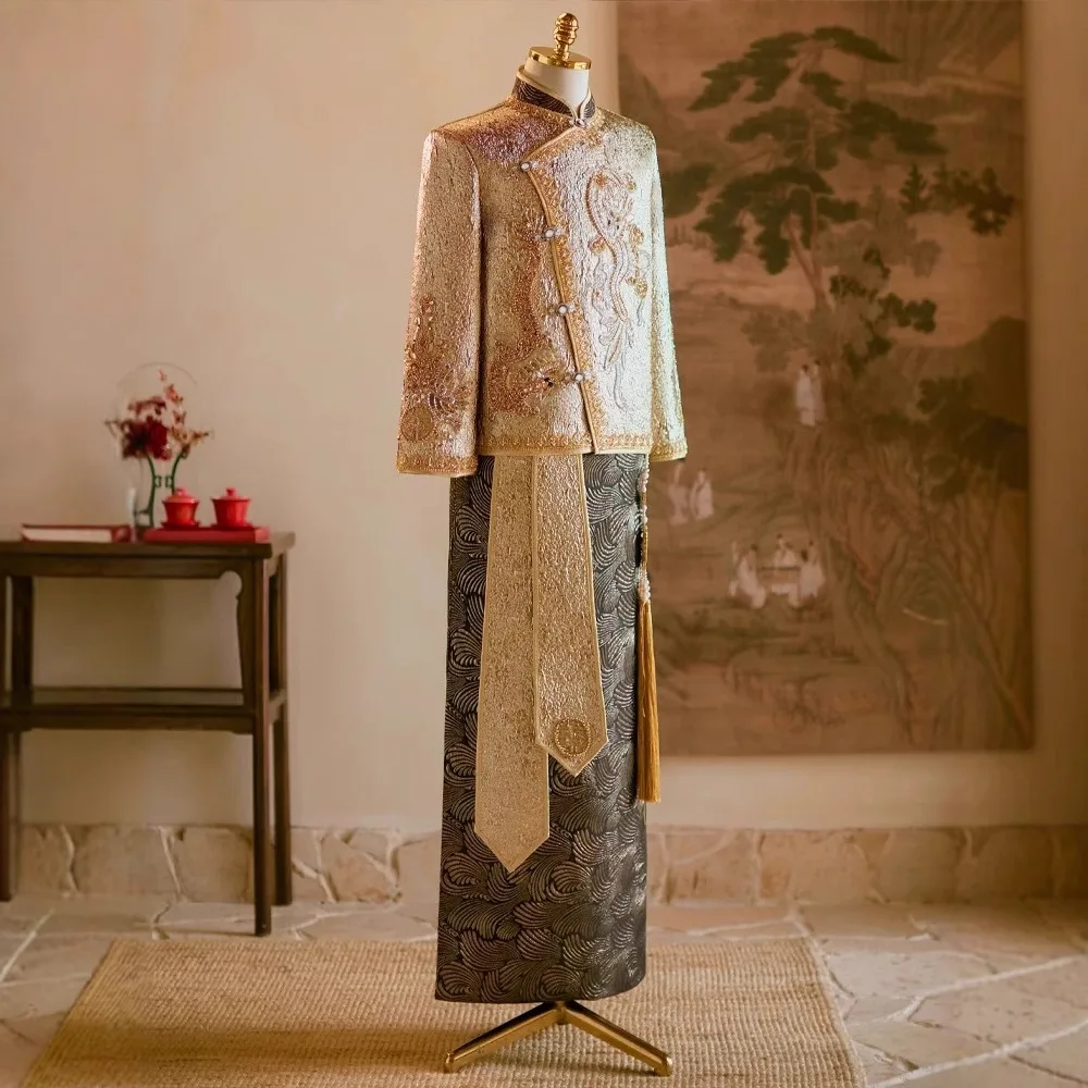 Chinese Style Wedding Groom Co - đánh giá và giá Men'S Grooming For Marriage