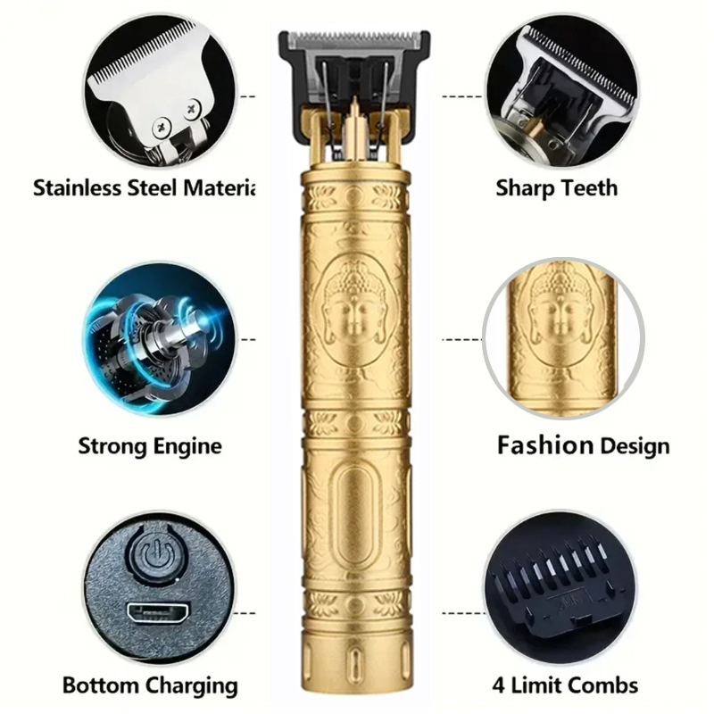 Cordless T9 Hair Trimmer for M - đánh giá và giá Beard Trimmer Cordless